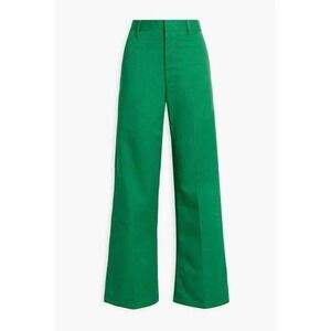 RE/DONE Kelly Green Super Wide Trouser High Rise Cotton Sz 27 USA Grunge Preppy